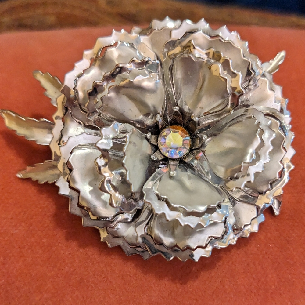 STUNNING SILVER BLING ROSE - Picture 5 of 5